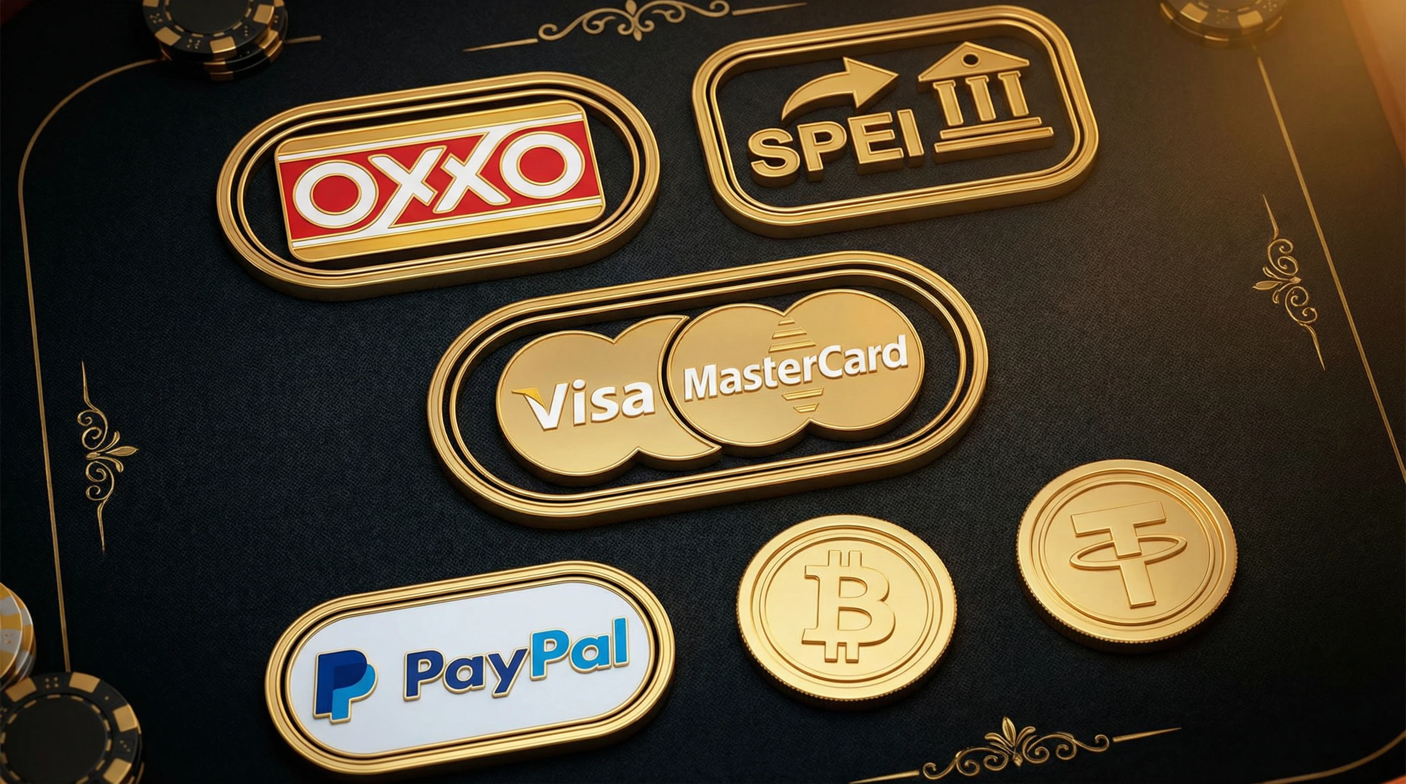 Todos los métodos de pago aceptados en Betsson Poker México